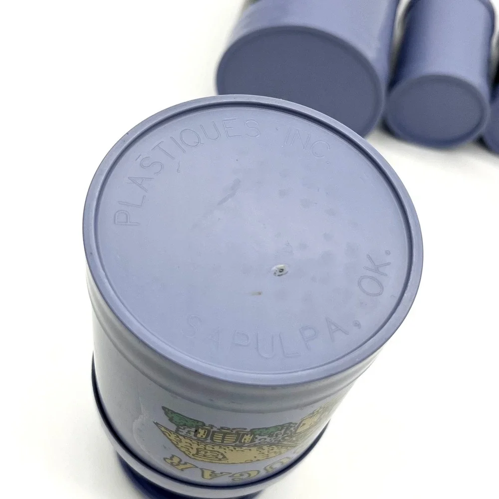 Plastiques Kitchen Canisters Set Cottagecore Sugar Cream Salt Pepper‎ vintage
